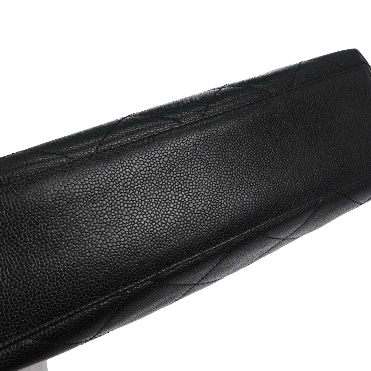 Chanel Black Caviar Skin Tote Handbag