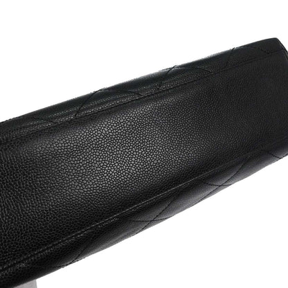 Chanel Black Caviar Skin Tote Handbag