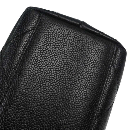 Chanel Black Caviar Skin Tote Handbag