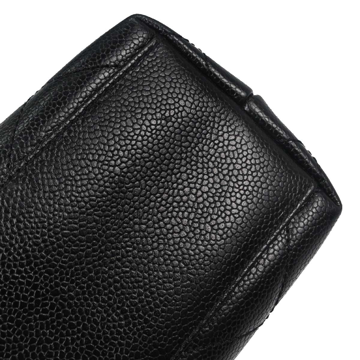 Chanel Black Caviar Skin Tote Handbag
