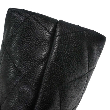 Chanel Black Caviar Skin Tote Handbag