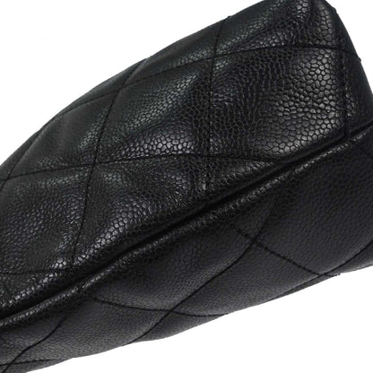 Chanel Black Caviar Skin Tote Handbag