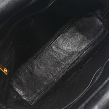 Chanel Black Caviar Skin Tote Handbag