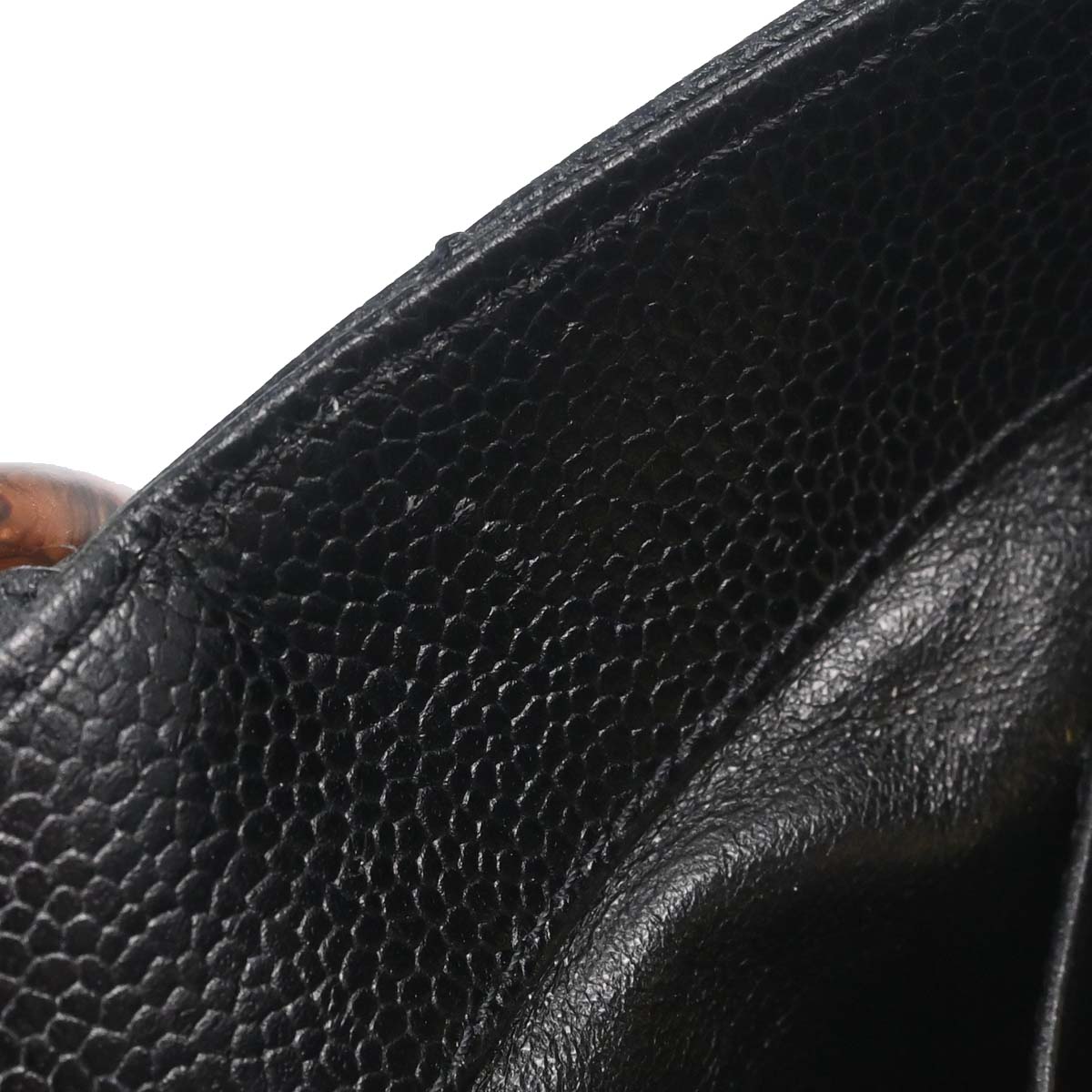 Chanel Black Caviar Skin Tote Handbag