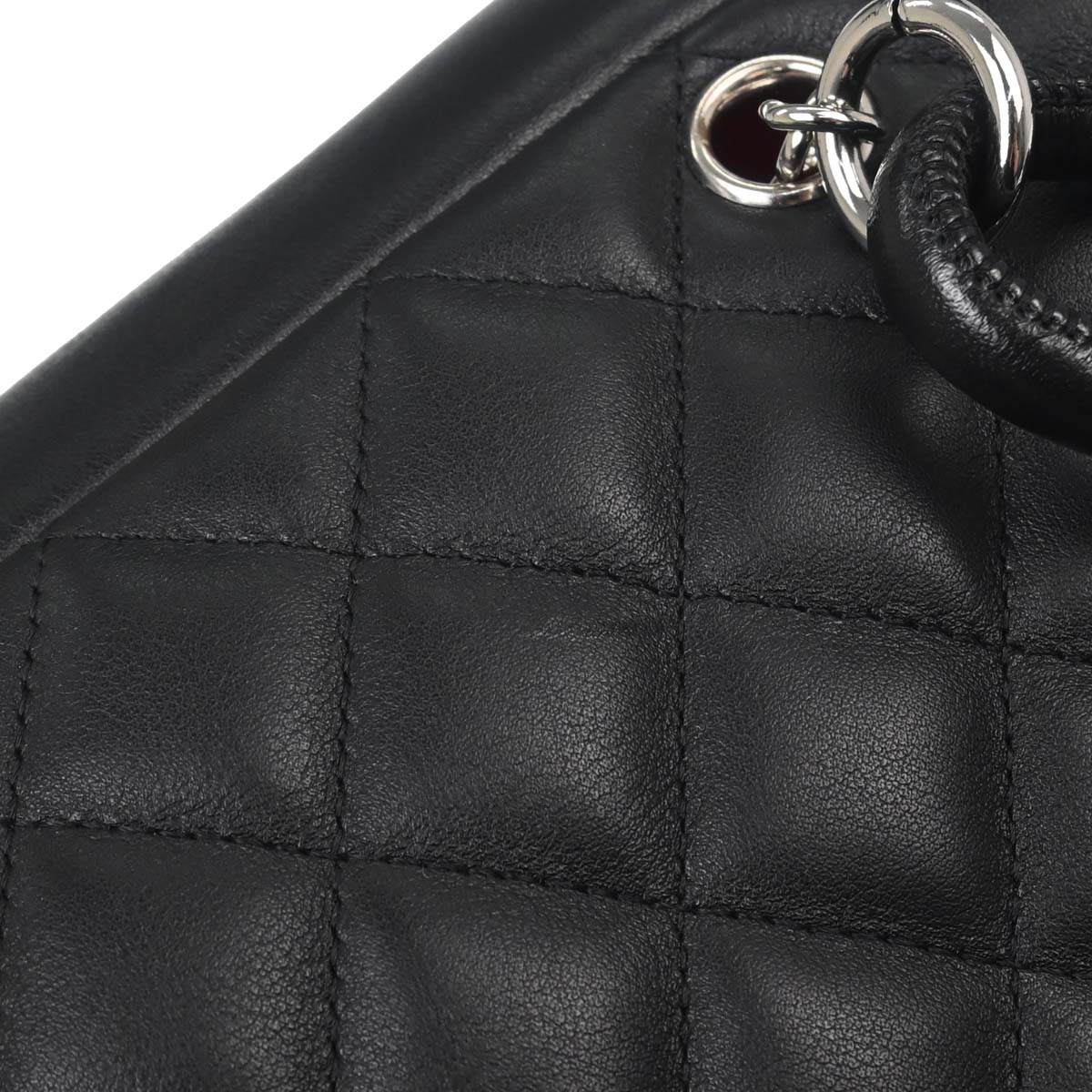 Chanel Black Calfskin Cambon Ligne Bowling Bag 27
