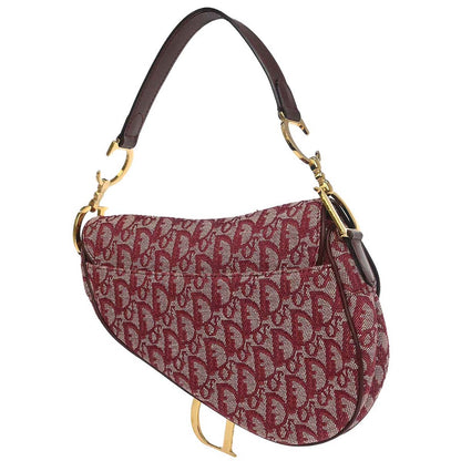 Christian Dior Bordeaux Trotter Saddle Handbag