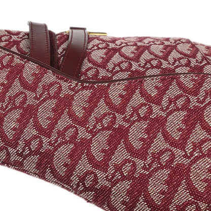 Christian Dior Bordeaux Trotter Saddle Handbag