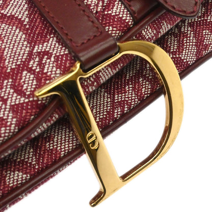 Christian Dior Bordeaux Trotter Saddle Handbag