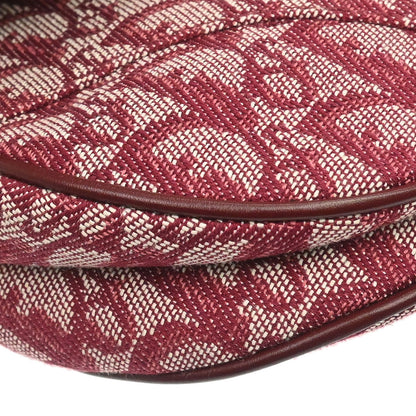 Christian Dior Bordeaux Trotter Saddle Handbag