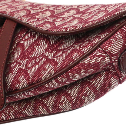 Christian Dior Bordeaux Trotter Saddle Handbag
