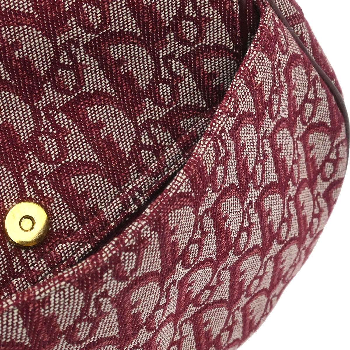 Christian Dior Bordeaux Trotter Saddle Handbag