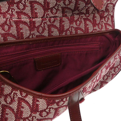 Christian Dior Bordeaux Trotter Saddle Handbag