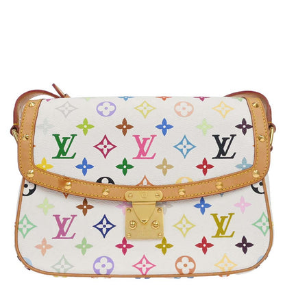 Louis Vuitton White Monogram Multicolor Sologne Shoulder M92661