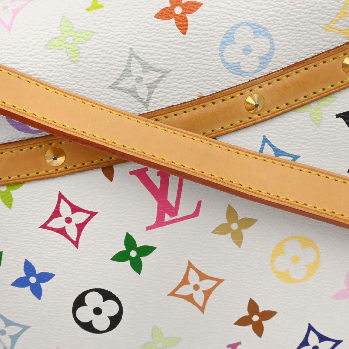 Louis Vuitton White Monogram Multicolor Sologne Shoulder M92661