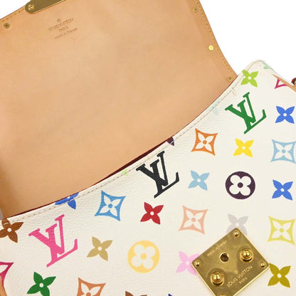 Louis Vuitton White Monogram Multicolor Sologne Shoulder M92661