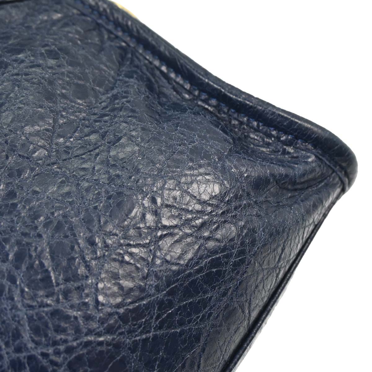 Balenciaga Navy Lambskin The City Mini 2way Shoulder Handbag