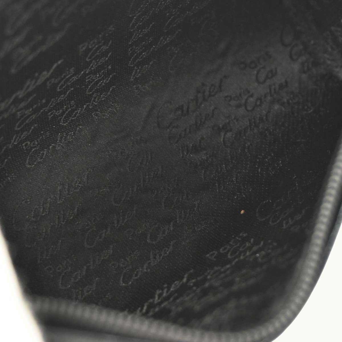 Cartier Black Happy Birthday Accessory Pouch Pen Case