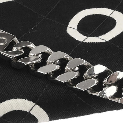Chanel 1996-1997 Black Canvas Chain Handbag