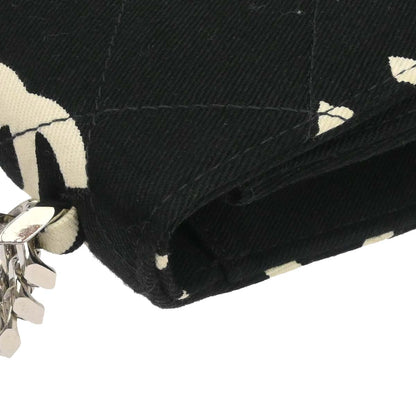 Chanel 1996-1997 Black Canvas Chain Handbag