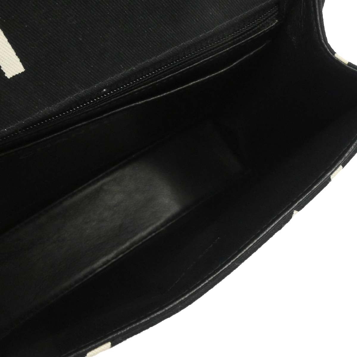 Chanel 1996-1997 Black Canvas Chain Handbag