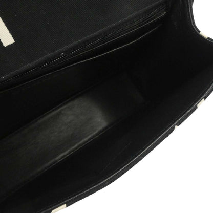 Chanel 1996-1997 Black Canvas Chain Handbag