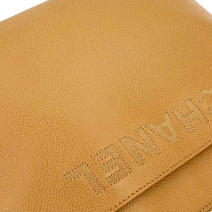 Chanel Beige Caviar Skin Tote Chain Shoulder Bag