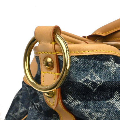 Louis Vuitton Blue Monogram Denim Cabas Raye GM 2way Shoulder Tote M95336