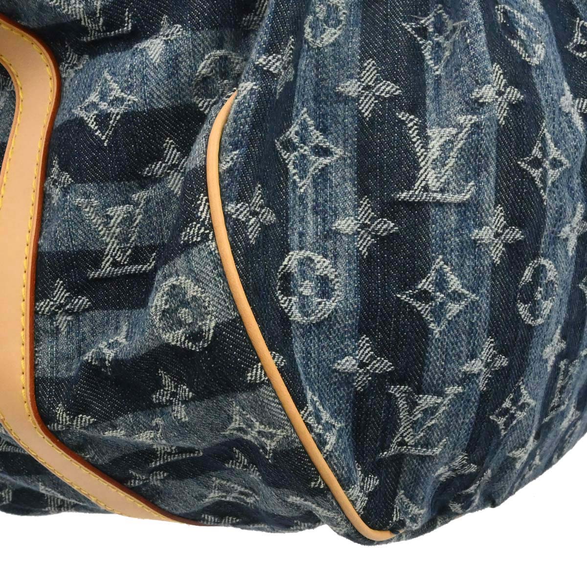 Louis Vuitton Blue Monogram Denim Cabas Raye GM 2way Shoulder Tote M95336
