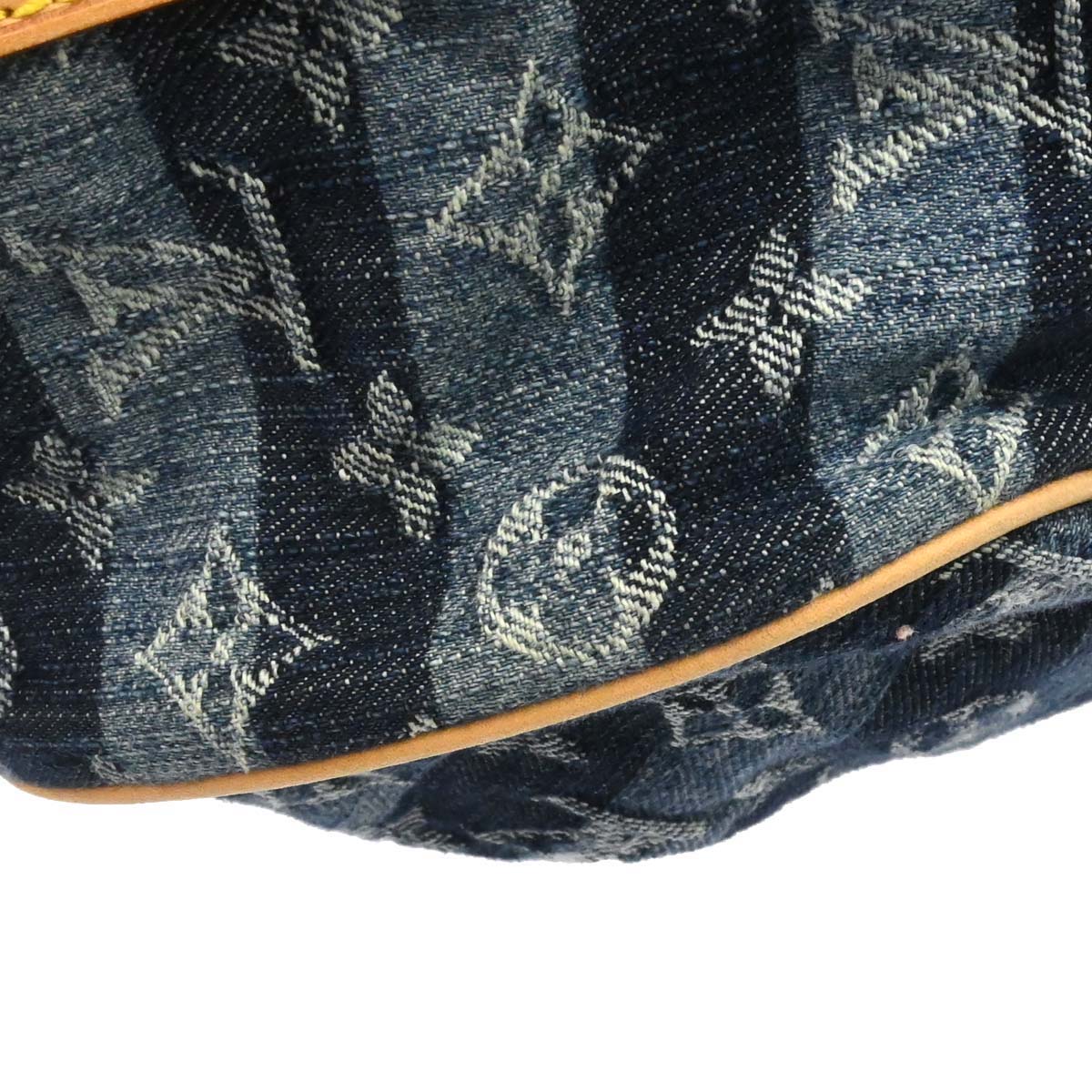 Louis Vuitton Blue Monogram Denim Cabas Raye GM 2way Shoulder Tote M95336