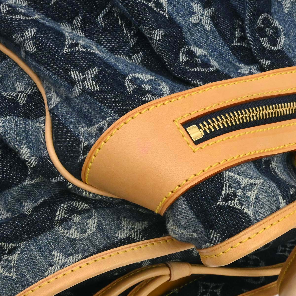 Louis Vuitton Blue Monogram Denim Cabas Raye GM 2way Shoulder Tote M95336