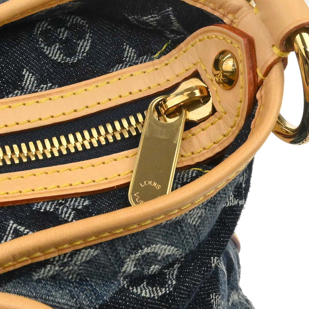 Louis Vuitton Blue Monogram Denim Cabas Raye GM 2way Shoulder Tote M95336