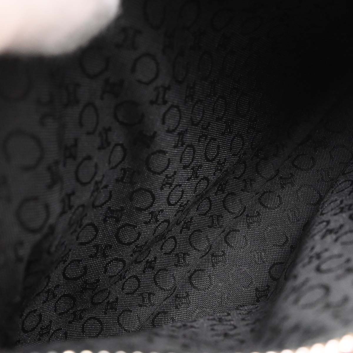 Celine Black Suede C Macadam Tote Handbag