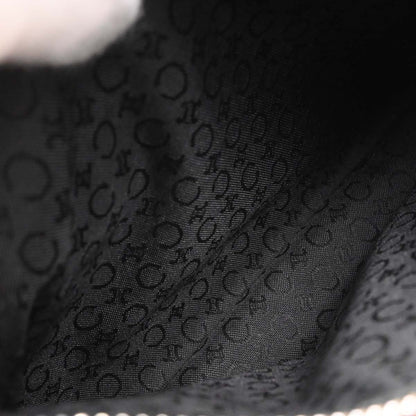 Celine Black Suede C Macadam Tote Handbag