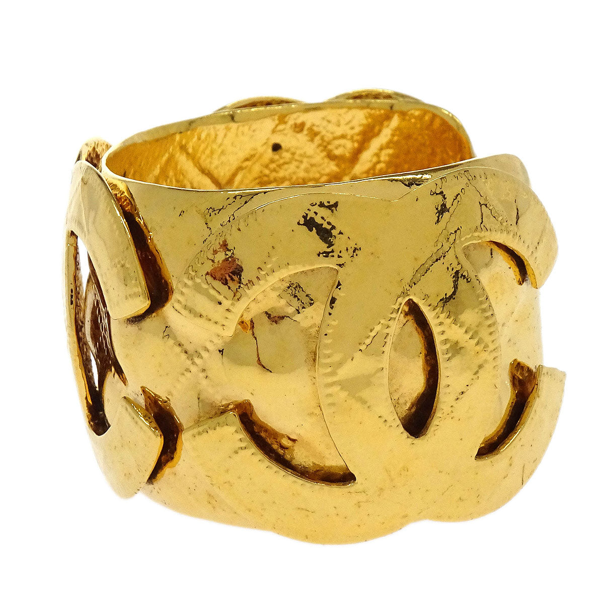 Chanel Gold Bracelet Bangle Accessories 94P