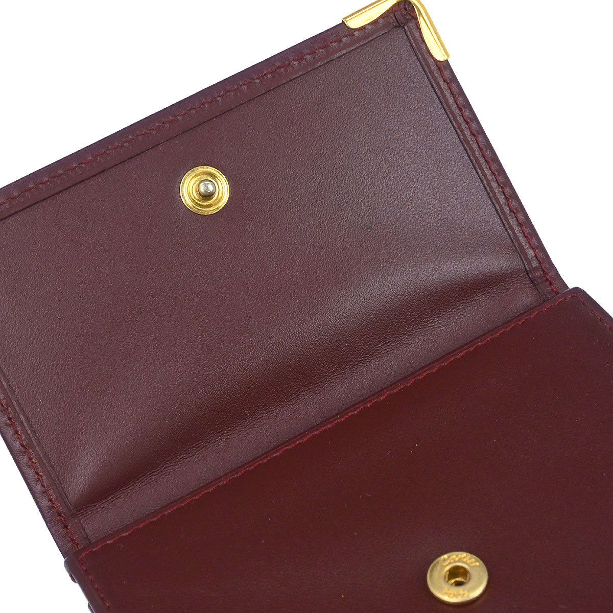 Cartier Must de Cartier Bordeaux Trifold Wallet