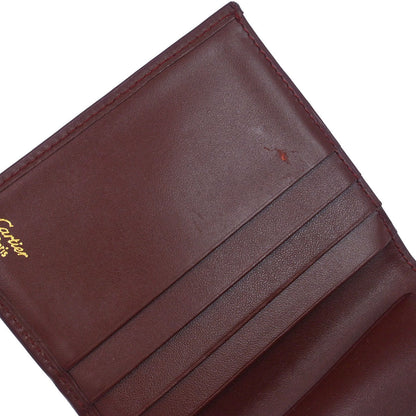 Cartier Must de Cartier Bordeaux Trifold Wallet