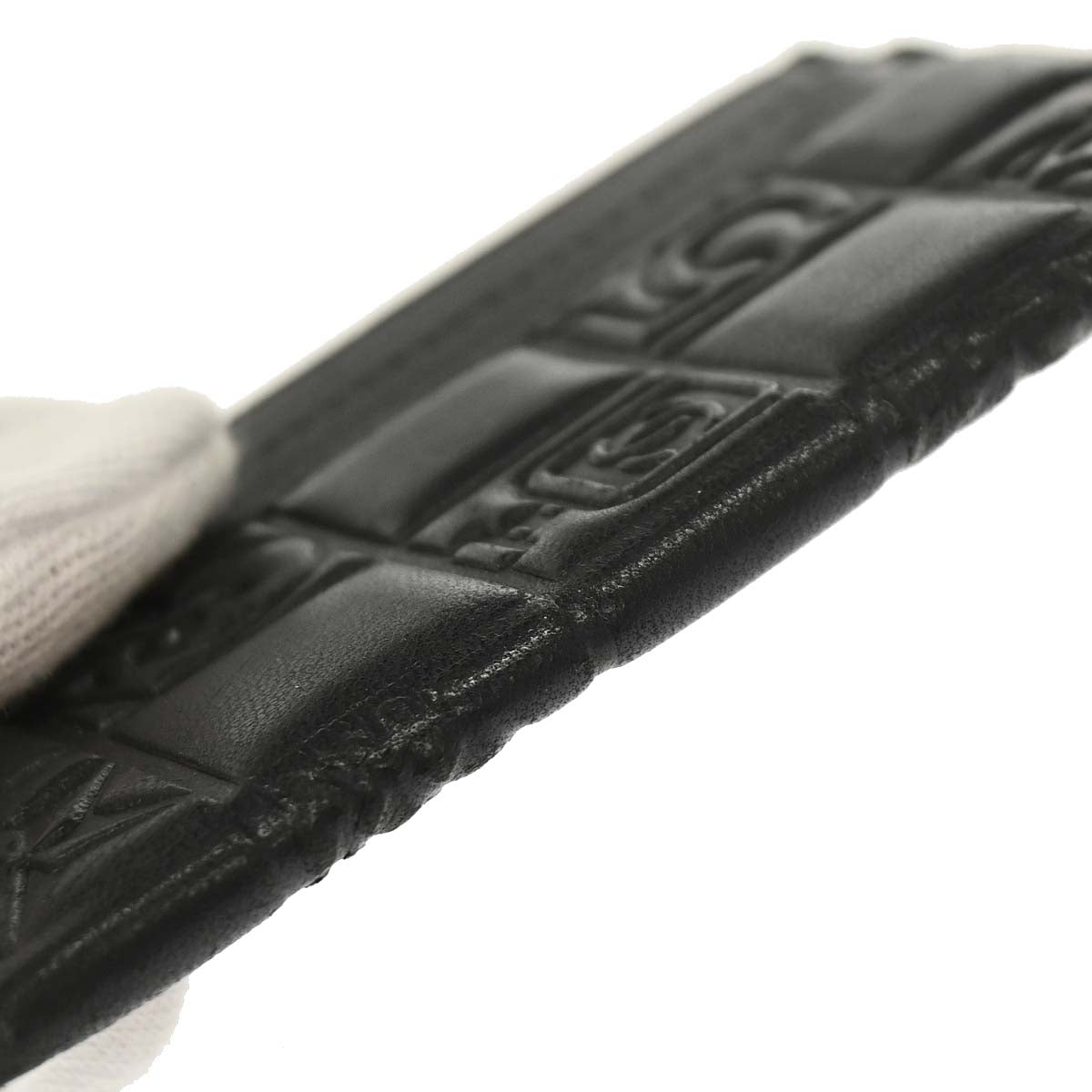 Chanel Black Lambskin Icon Cardholder Small Good
