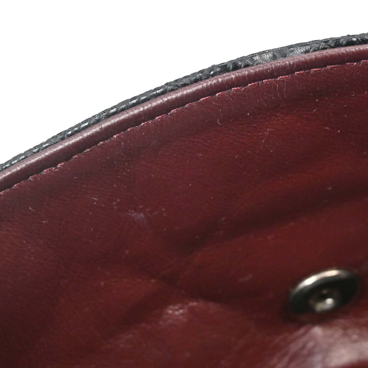 Chanel 2014 Black Caviar Skin Medium Classic Double Flap Shoulder Bag