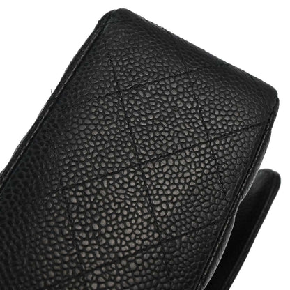 Chanel Black Calfskin Medium Classic Double Flap Shoulder Bag