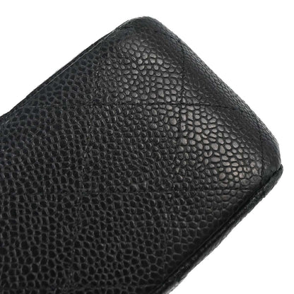 Chanel Black Calfskin Medium Classic Double Flap Shoulder Bag