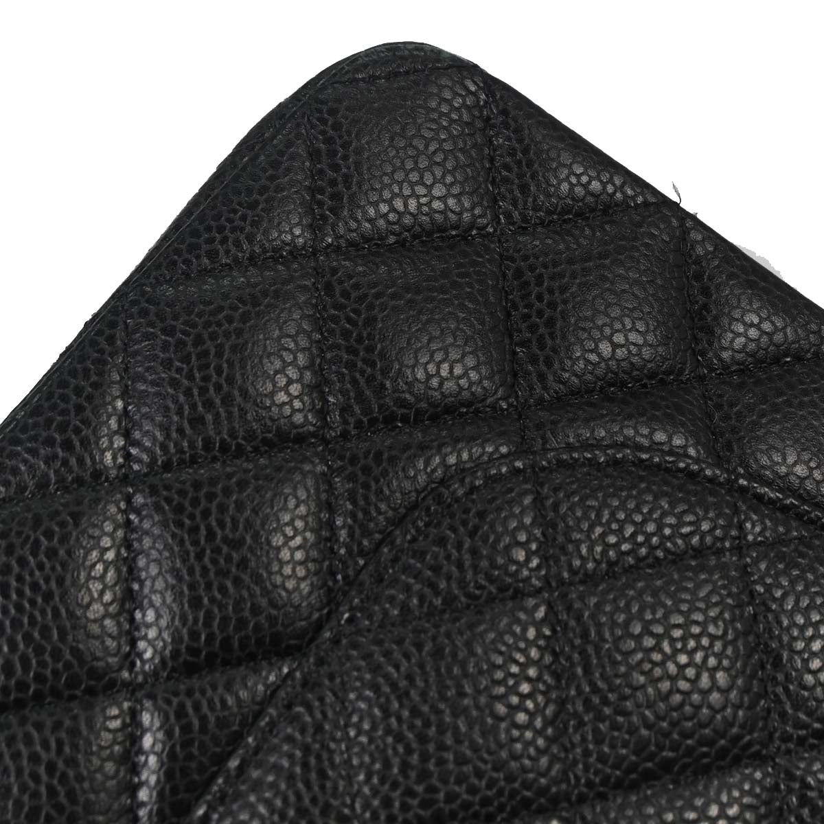 Chanel Black Calfskin Medium Classic Double Flap Shoulder Bag