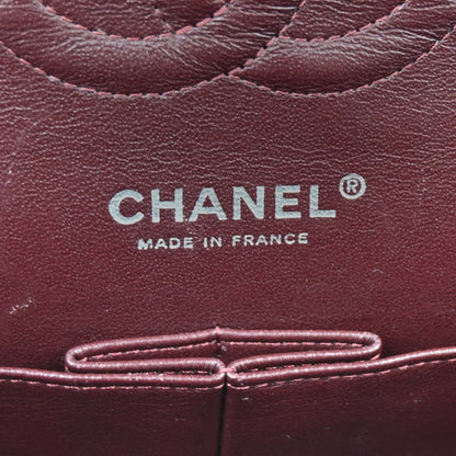 Chanel Black Calfskin Medium Classic Double Flap Shoulder Bag