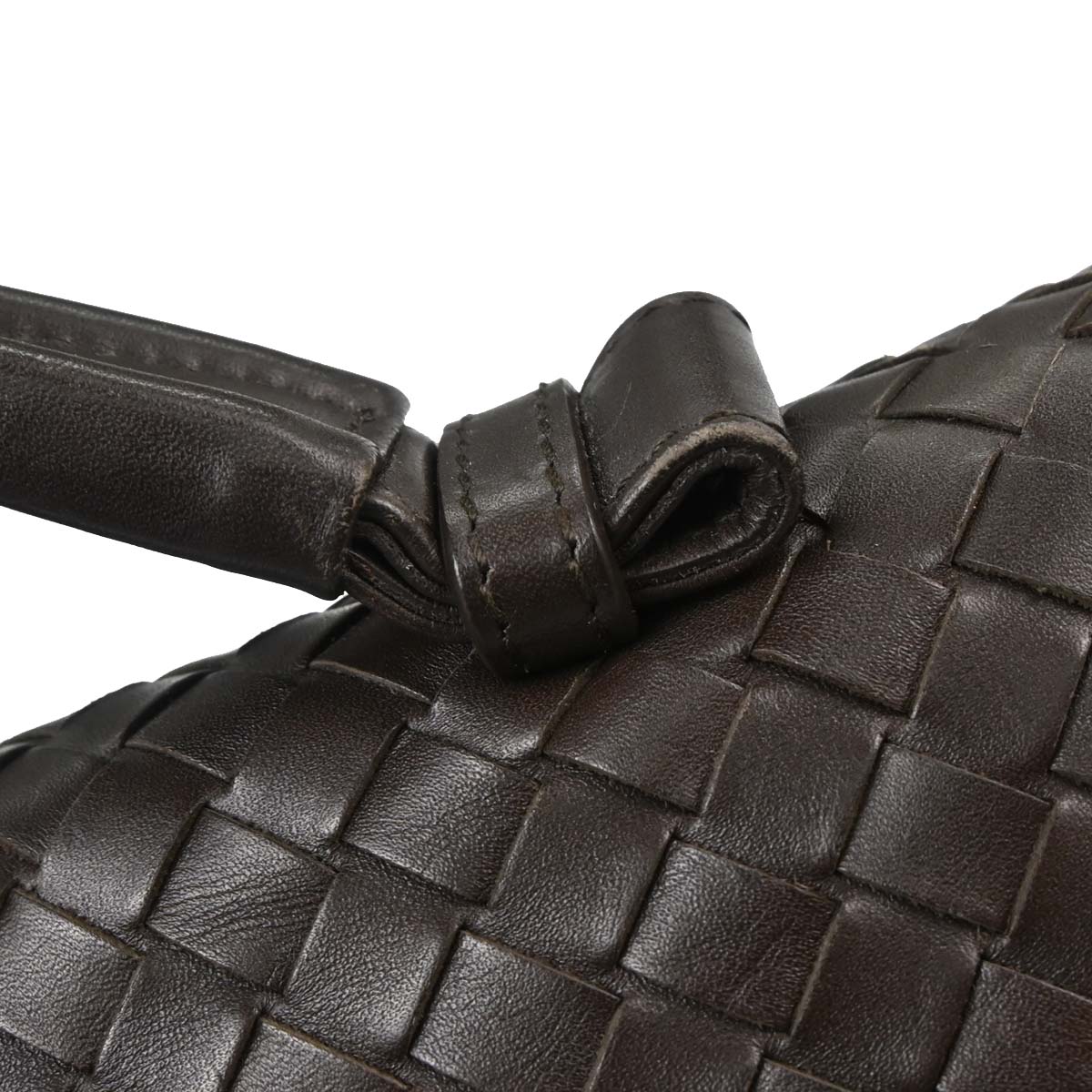 Bottega Veneta Brown Calfskin Intrecciato Briefcase Handbag