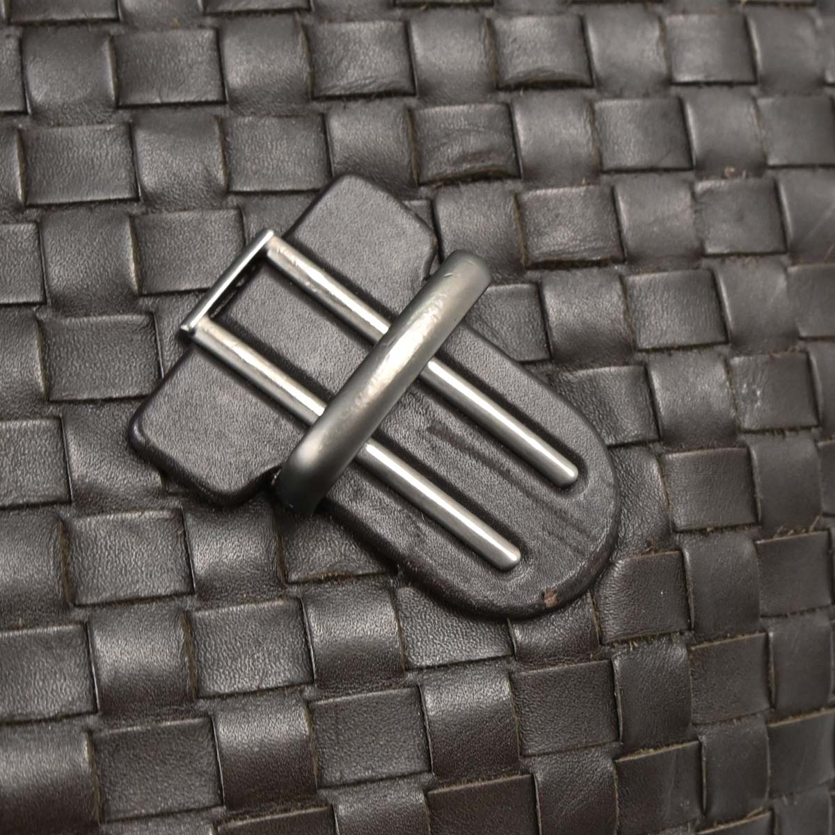 Bottega Veneta Brown Calfskin Intrecciato Briefcase Handbag