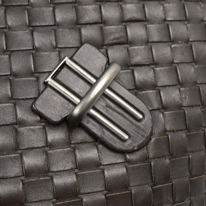 Bottega Veneta Brown Calfskin Intrecciato Briefcase Handbag