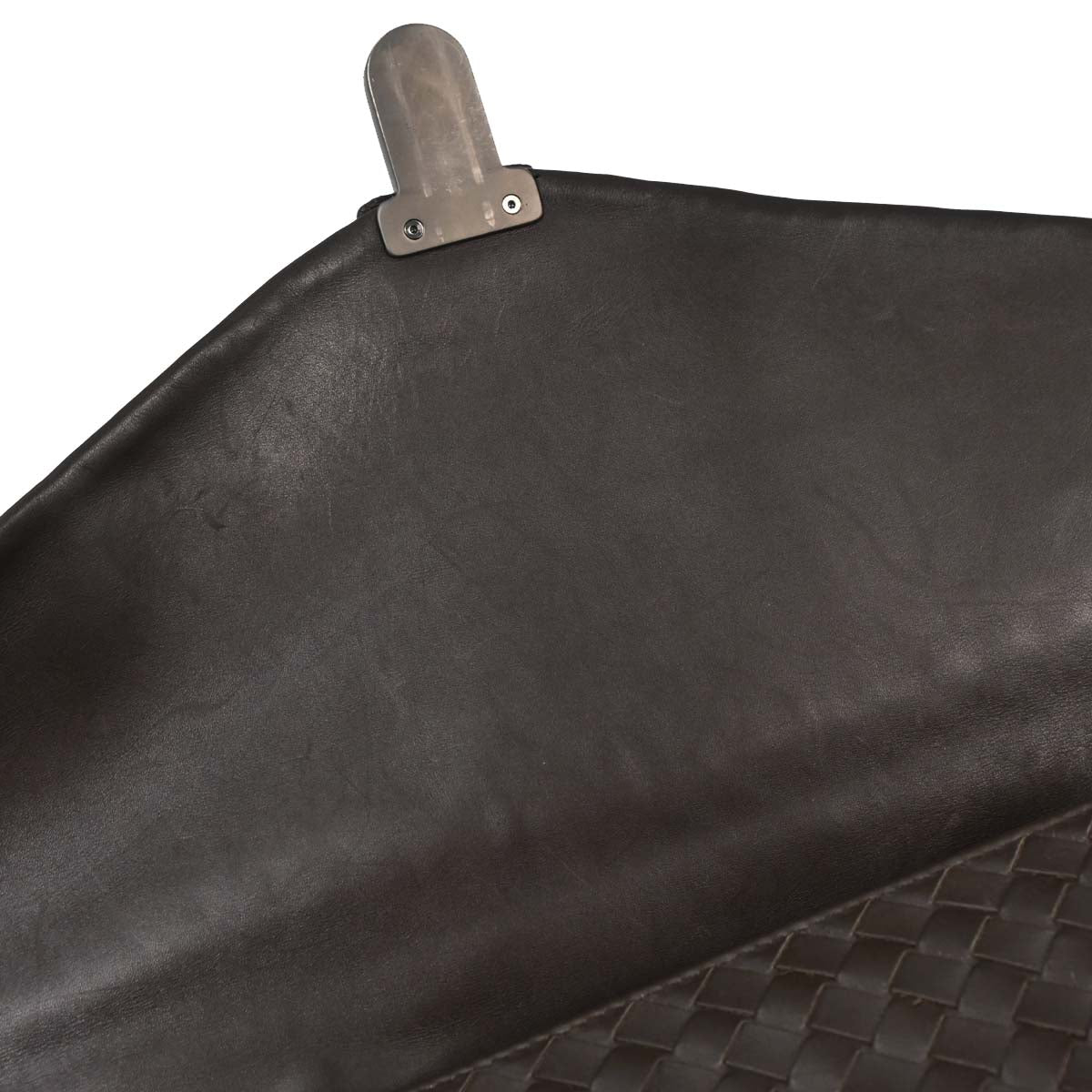 Bottega Veneta Brown Calfskin Intrecciato Briefcase Handbag