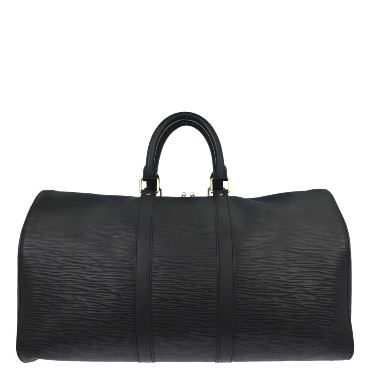 Louis Vuitton Black Epi Keepall 45 Duffle Bag M42972