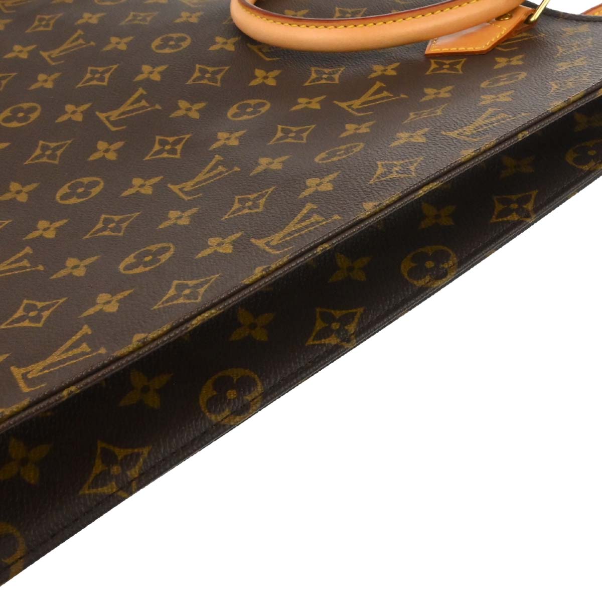 Louis Vuitton Monogram Sac Plat Tote Handbag M51140