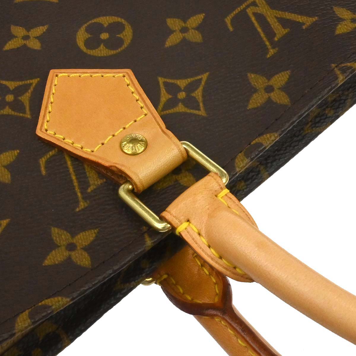 Louis Vuitton Monogram Sac Plat Tote Handbag M51140
