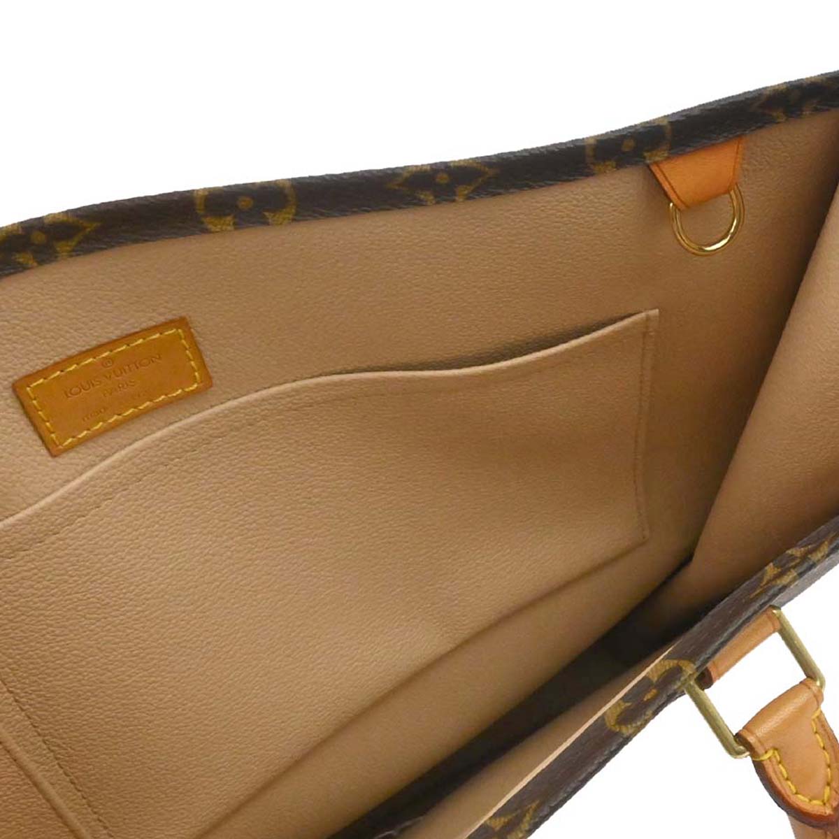 Louis Vuitton Monogram Sac Plat Tote Handbag M51140